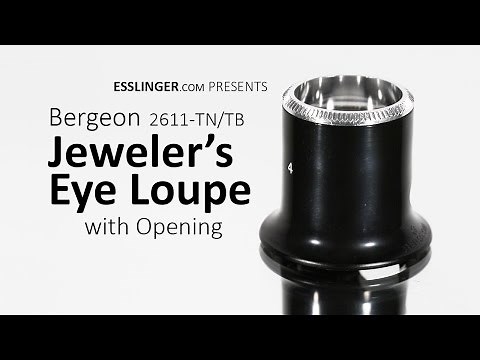 Bergeon 2611-TN/TB Jewelers Eye Loupe with Opening