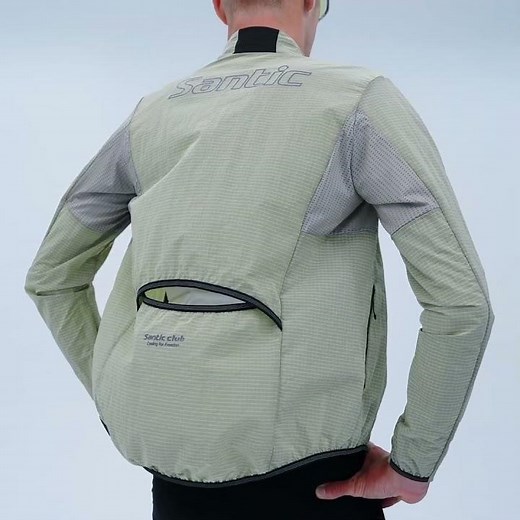Introducing Lightweight Windproof Jacket #santic #procycling