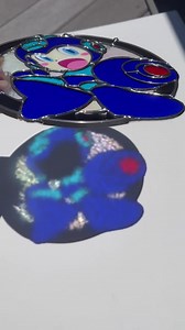 This stained glass Mega Man was handmade by Imgurian Kawaiiglassco. Gorgeous! https://imgur.com/gallery/y8Q7V4p | Imgur