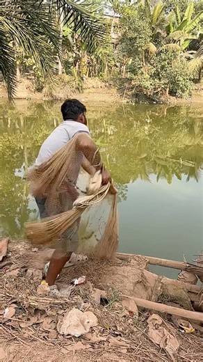 Cast net throwing slowmo #shorts #shortvideo #youtubeshorts