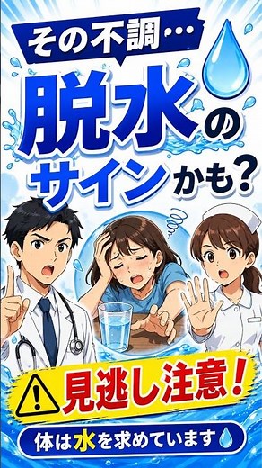 【放置厳禁】その不調、脱水症かも？命を守る8つの危険サインと正しい水分補給量を徹底解説｜頭痛・めまいから重症化の目安まで、体からのSOSを見逃さない方法
