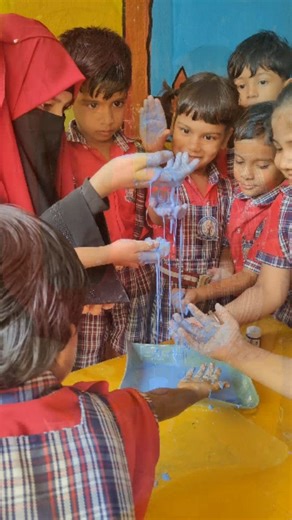 Atiya Fatma on Instagram: "🧪 Day 1 – Non-Newtonian Liquid Experiment | Science Activity Series 🧠 Welcome to Day 1 of our Science Experiment & Activity Series! 🎬 In today’s video, we explore the amazing world of Non-Newtonian liquids — a substance that acts like both a solid and a liquid depending on how you touch it! 😮 🌟 What’s inside: Easy step-by-step experiment Simple materials from home Fun science explanation behind the magic 🎯 Perfect for students, teachers, and anyone who loves hand
