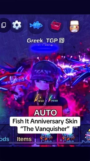Bagong Skin 'The Vanquisher' para sa Fish It Birthday Event