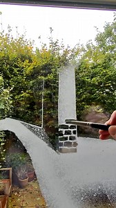 Making a Winter Village out of snow spray! ⛄️ (@snowwindows) #winter #snowspray #wintervillage #christmasart #christmasdecor #christmasdecorations #xmas2024 | Snow Windows