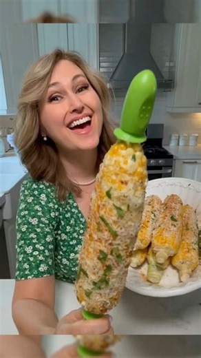 Jennifer Valentyne on Instagram: "This Corn is Delicious!! •Grill your corn or cook the way you like • butter • lime • mayo •Cotija cheese..you can also use Parm • Cilantro • Tajin (or chili powder) #easyrecipe #streetcorn #delicious"