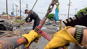 My First Job in the NEW Rotator Hulk 2.0! PART02... . . . . . . . #towing #recovery #crash #truck #accident | Pepe's Towing