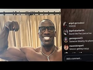 Shanon Sharpe Caught Clapping Cheeks On Instagram Live