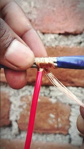 Perfect Electrical Tape Wrapping Trick | Proper Insulation easy Method | #shortvideo​ #tape​ #wire​