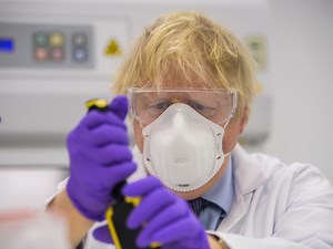 Boris Johnson defends visit to vaccine lab hit by coronavirus outbreak