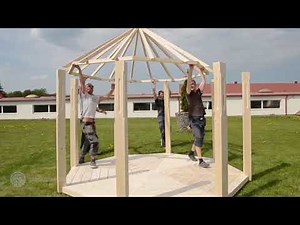 Wooden Garden Gazebo KIT Assembly | 'MARCO'