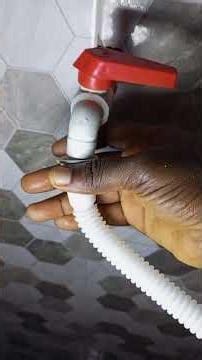 how to fix washing machine hose to tap