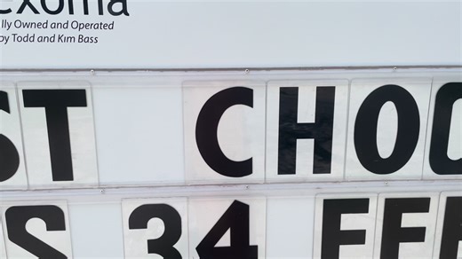 that’s a lot of chocolate! 🍫 @FASTSIGNS Texoma #fastsigns #fastsignstexoma #fastsignssherman #shermantx #northtexas #customsigns #smallbusiness #familyownedandoperated #foryoupage #fyp