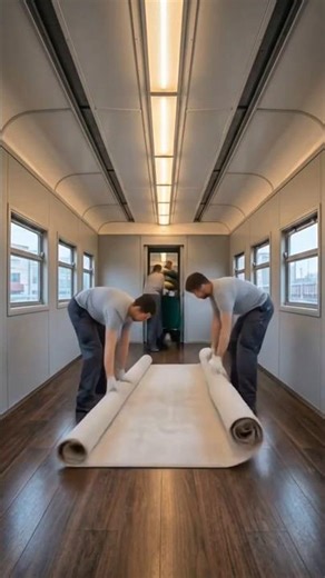 A rusted train restore & transform into a luxury restoration. #viral #trending #usashorts #usa