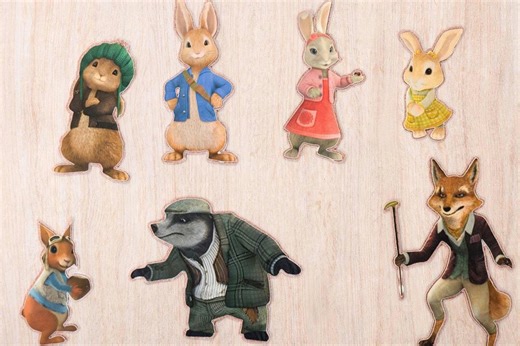 Peter Rabbit Cake Topper | Beatrix Potter Birthday Decorations | Baby Shower Party Decor - Etsy