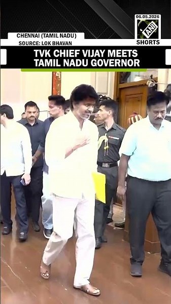 TVK Chief Vijay meets Tamil Nadu Governor Rajendra Vishwanath Arlekar in Chennai