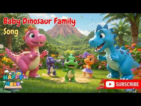 Baby Dinosaur Family Song | Dino Song for Kids | Fun Family & Learning!