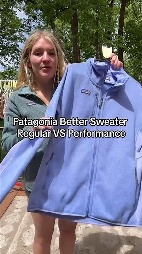 Patagonia Better Sweater Regular VS Performance #Patagonia #Lululemon #NorthFace #AllysCloset #eid