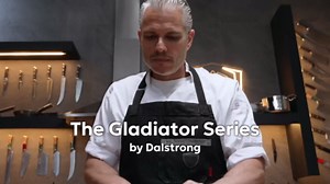 Dalstrong Serbian Chef Knife - 7.5 inch - Gladiator Series Elite - German HC Steel - Meat Cleaver Knife - Hammered Blade Finish - Razor Sharp Kitchen Knife - G10 Handle - w/Sheath - NSF Certified