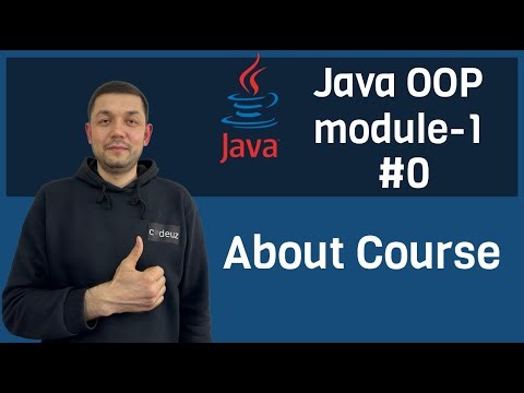 OOP darslari 0 - About Course | OOPni o'rganish | OOP dan darslar | java dasturlash | o'zbekcha dars