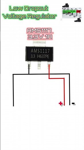 AMS1117 Voltage Regulator || 3.3v making ic || Dc to Dc converter ||Converter Connection ||