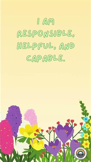 🌸 Spring Break Affirmations for Kids | Positive Thinking & Fun Spring Cleaning Motivation 🌈