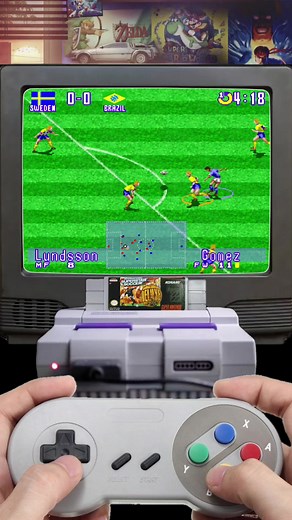 Super Soccer Deluxe Nintendo Gameplay