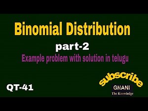 Binomial distribution part-2|| Probability Distribution||