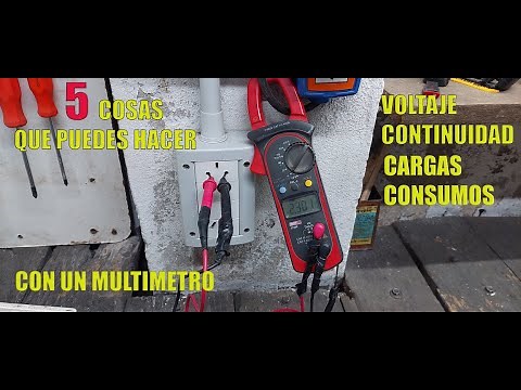 How to use a CLAMP METER with examples (ideal for beginners)