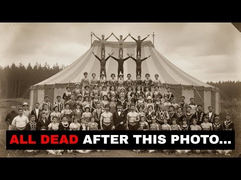 The Last Photo of Godfrey’s Circus — Hours Before Death (1875).