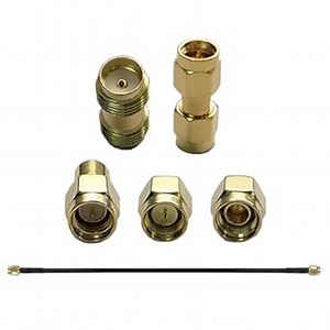 SMA Calibration Kit for NanoVNA H H4 F V2 V3 SAA Mini1300 PS100 Vector Network Analyzer Antenna Analyzer | RF Coaxial Test Connector | Short/Load/Open/Thru | 6 pcs Set