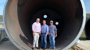 Steel Dynamics welcomes economic development officials, on pace for 2021 commissioning