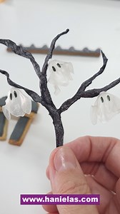 29K views · 184 reactions | I used these ghosts in my Halloween Gingerbread House Tutorial https://ko-fi.com/s/e30cf79434 | Haniela's | Facebook