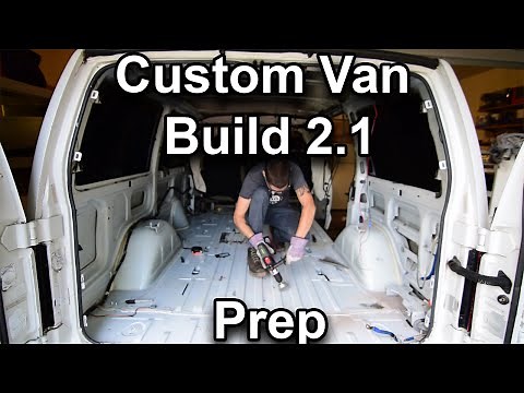 Custom Stealth Astro Van Build 2.1 Preparation