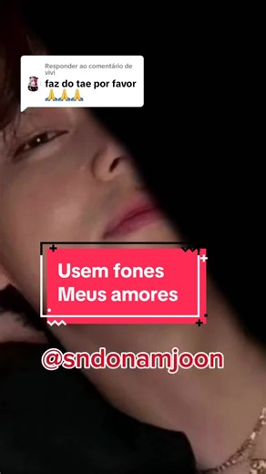 Respondendo a @vivi Beijoqueiro 💜 #taehyung #teteco #beijos #asmr #bts #fy #fyp #sndonamjoon