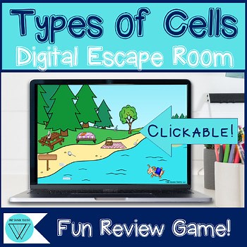 Prokaryotic and Eukaryotic Cells Escape Room - MS-LS1-1 No-Prep Review Activity