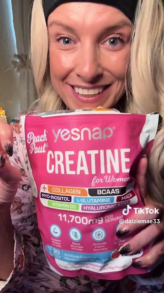 I’m not trying to have a ton different supplement tubs sitting on my counter. 😅 Yesnap Creatine for Women keeps it simple with single-serve packets, 5g creatine 5g collagen per serving, plus BCAAs, vitamin D3, hyaluronic acid, myo-inositol, L-glutamine, and maca. Easy to mix, easy to remember, and way less messy than scooping powder from a giant tub. Simple routines are the ones I actually stick with. ✨ #yesnap #creatineforwomen #creatine #collagen #wellnessroutine