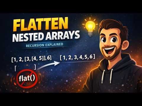 Flatten Nested Arrays Without Using Flat Method