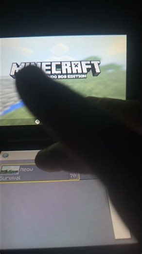 Minecraft on the 3ds #fyp #foryou #foryoupage #Minecraft #fypシ゚viral #fypシ #shorts