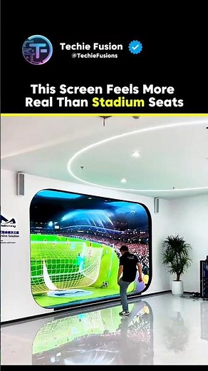 Step Into The Game With This Hyper-Real 3D Screen #innovation #sports