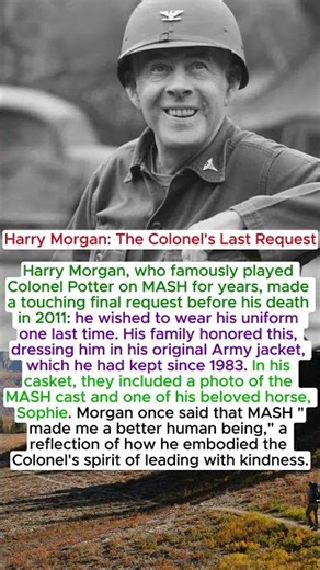 Harry Morgan The Colonel's Last Request