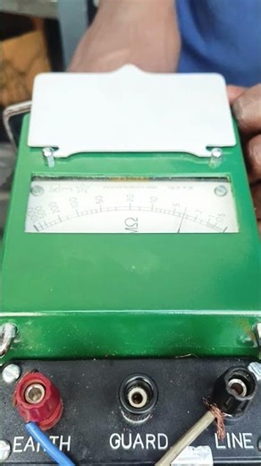 Generator Alternator Grounding checking to the Router with Megger Meter