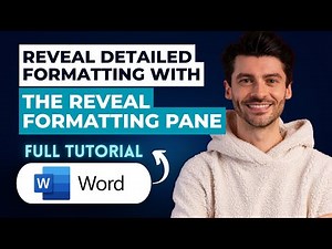 How to Reveal Detailed Formatting with the Reveal Formatting Pane in Word [2026 Guide]