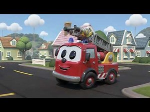 【1〜3歳向け】はたらく消防車！火を消すぞ！子供向けアニメ＆人気の歌【知育・乗り物】