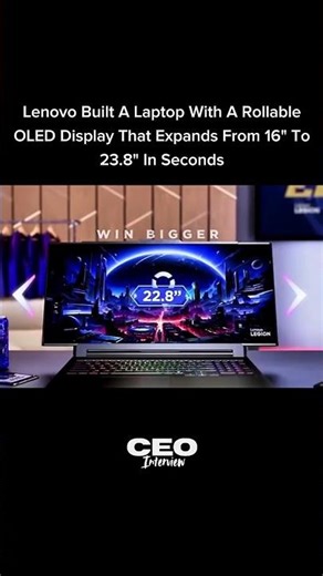 This Laptop Screen Physically Expands Into an Ultrawide Display