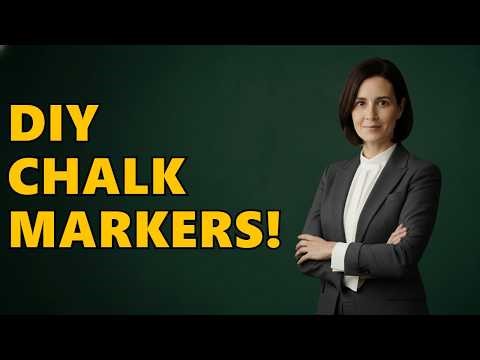 How To Make Your Own Chalk Markers?