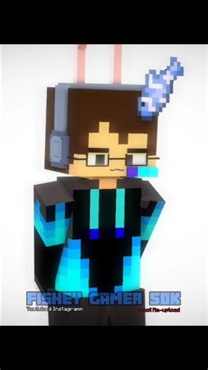 Fishey X Bunny Ears UwU || OG || #minecraft #edit #trend #viral #grow #fisheygamer50k