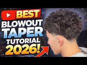 BEST Blowout Taper Tutorial 2026 | Step-by-Step Fade for Barbers