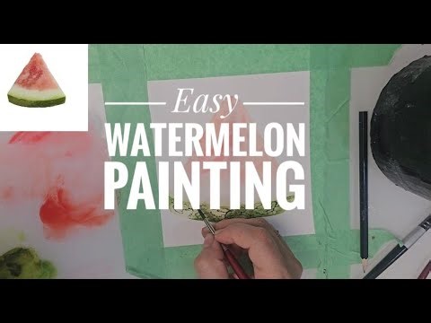 Watermelon in Watercolor