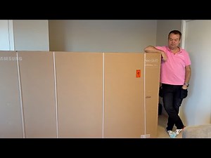 2025 Samsung 100" QN80F 4K MiniLED unboxing and wall mounting