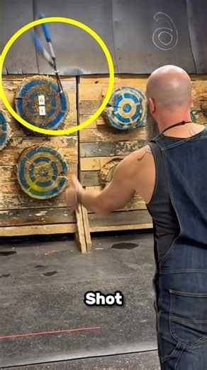 Impossible knife throwing accuracy 🎯 #shorts #skills